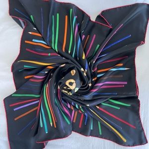 HERMES Silk Scarf “A Vos Crayons”